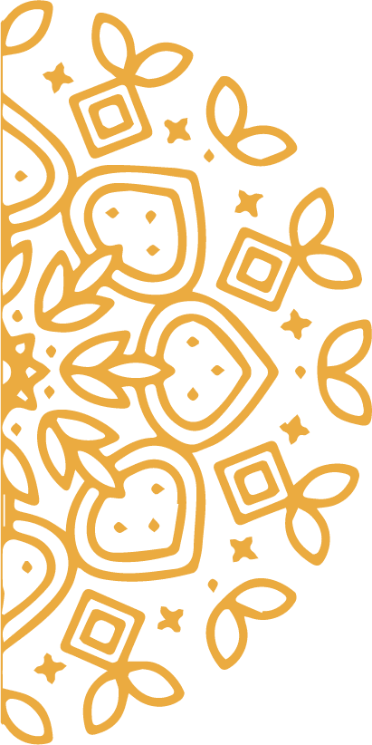 Decorative mandala left