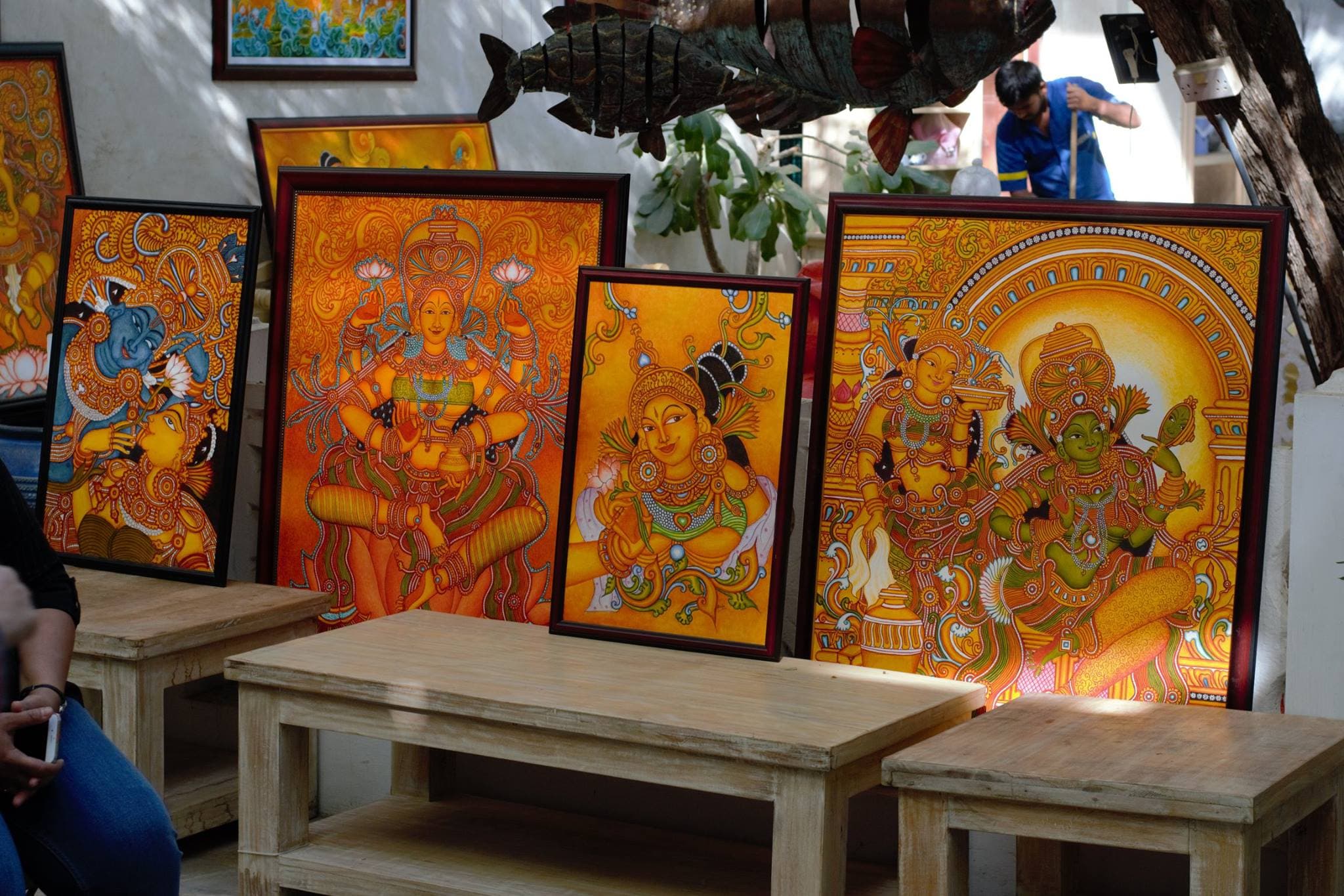 Traditional Indian artisan crafting beautiful handmade items